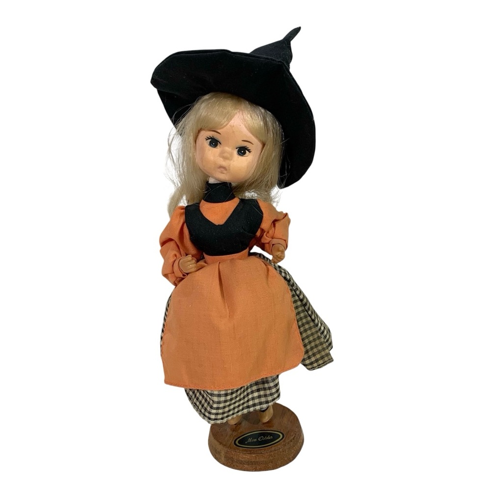 Vintage 1970s Bradley Dolls Witch Doll Miss October Halloween Collectible